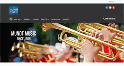 Desktop Screenshot of mundtmusic.com